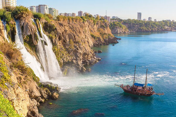 Antalya Bootsfahrt zum WASSERFALL