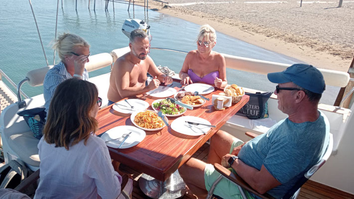 Private Yacht Hire Side