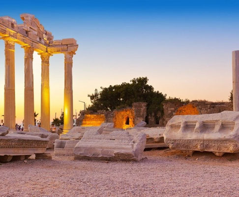 Perge, Aspendos, Side und Wasserfall-Tour von Antalya- Belek-Side