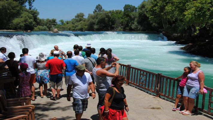 Manavgat River Boat Tour with Waterfall & Bazaar