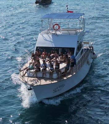 Side Boot mieten für große Gruppen