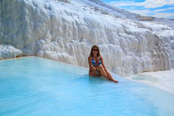 Pamukkale Full-Day Guided Tour vom Antalya Kundu