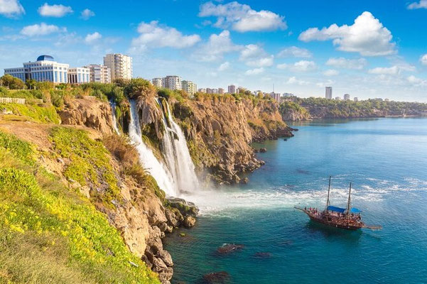 Antalya Bootsfahrt zum WASSERFALL