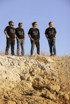 Hector Rojas, Marcelo Retamal, Felipe Müller y José Pablo Martin.