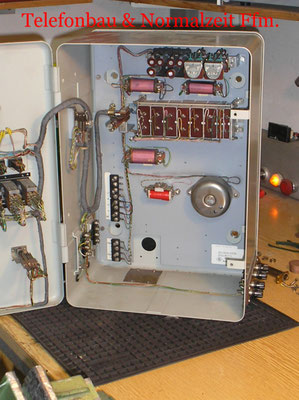 Bild 391-2 - Telefonbau & Normalzeit Frankfurt - Telefon Prtüfschrank - Fertigungsjahr 1966
