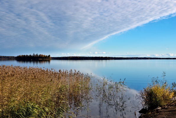 Wetterfront am See Åsnen