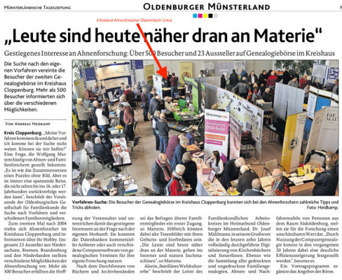 Münsterländische Tageszeitung vom 19.03.2018