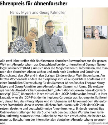 Hellweger Anzeiger Kamen vom 28.07.2021