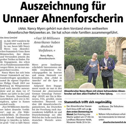 Hellweger Anzeiger Unna vom 03.10.2018