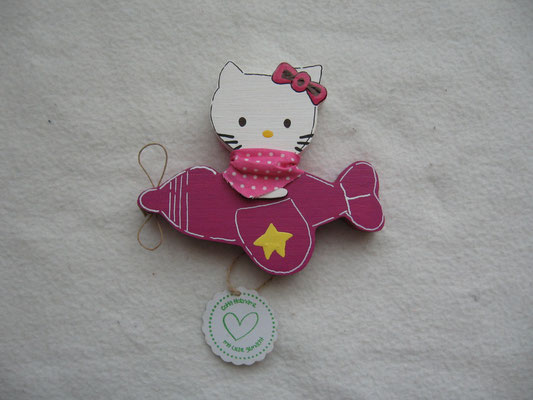 Hello Kitty im Flieger