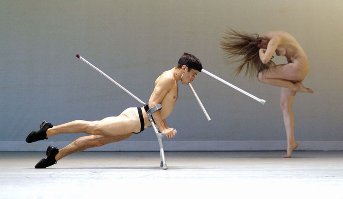 photo: Marie Chouinard | dancer: David Rancourt, Lucie Mongrain