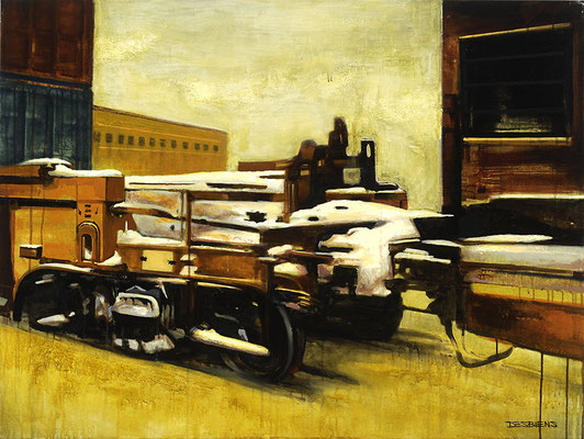 Train #2 — 30 x 40"