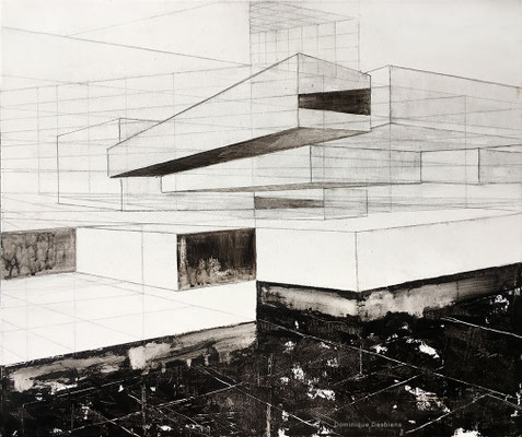 Architecture abstraite #31 — 20 x 24" — vendu / sold