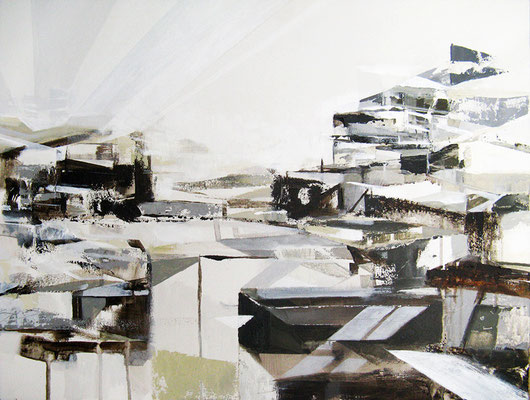 Paysage abstrait #3 — 20 x 26" — vendu / sold