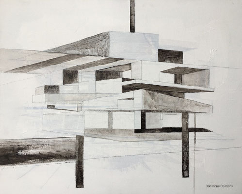 Architecture abstraite #32 — 20 x 24"