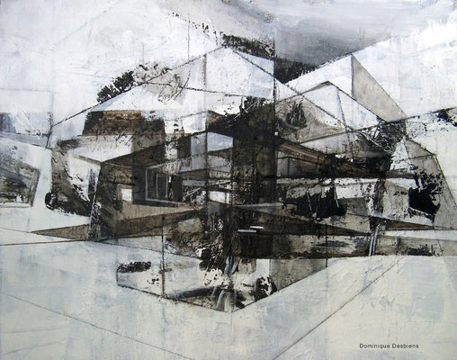 Architecture abstraite #16 — 20 x 24"
