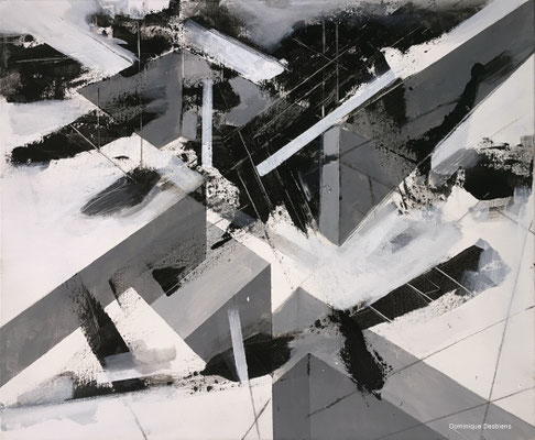 Architecture abstraite #47 — 20 x 24" — vendu / sold