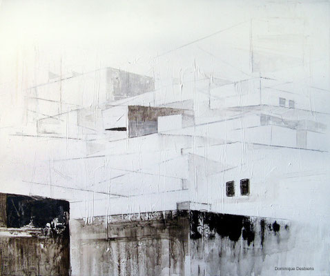 Architecture abstraite #19 — 20 x 24" — vendu / sold