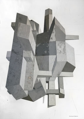 La rose du Néolithique — 56 x 40"