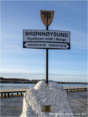 Brønnøysund liegt mitten in Norwegen