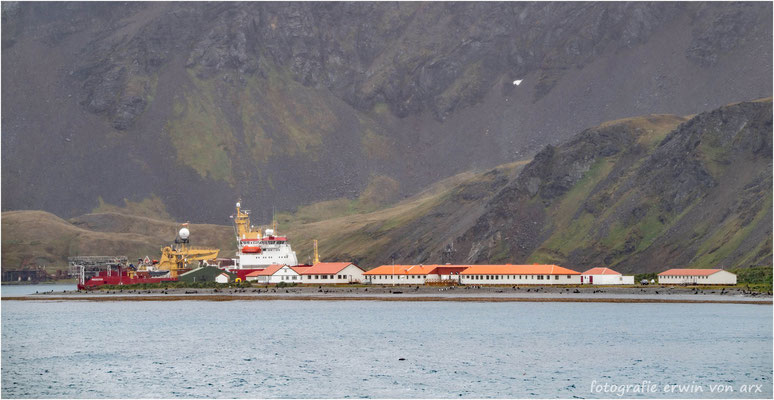 "King Edward Point" Researche Station, vor Grytviken