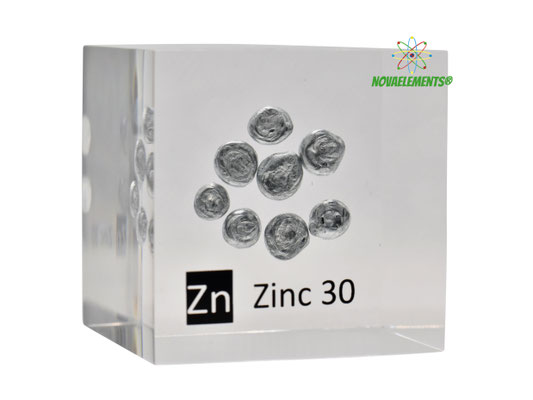 zinc metal, zinc element, zinc cube, zinc acrylic cube, zinc lucite cube, zinc element for collection, zinc pellets, zinc spheres