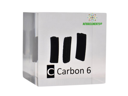 carbon metal, carbon element, carbon cube, carbon acrylic cube, carbon lucite cube, carbon element for collection, carbon rods, graphite rods