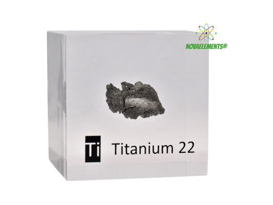 titanium metal, titanium element, titanium cube, titanium acrylic cube, titanium lucite cube, titanium element for collection, titanium pellets, titanium crystals, titanium crystalline pieces