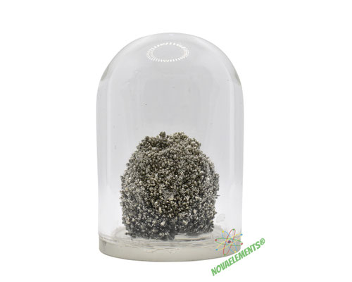 ytterbium crystals, ytterbium metal, ytterbium crystals cluster, ytterbium glass dome, high purity ytterbium metal, high pure ytterbium crystals, ytterbium metal sample for collection