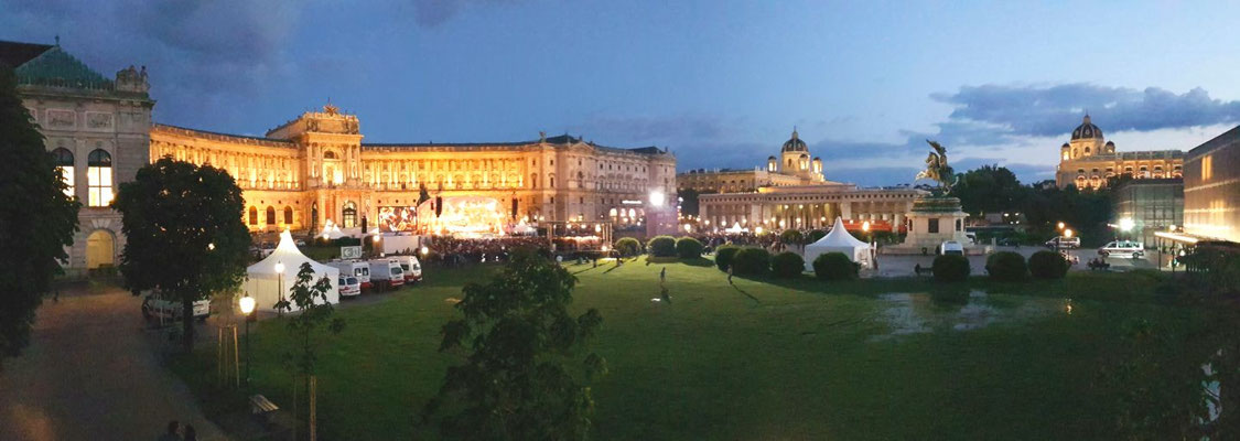 Fest der Freude am Heldenplatz