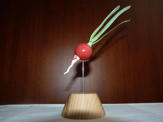 en verre soufflé.