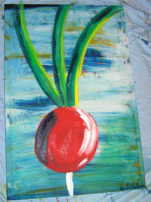 Toile peinte : 700 €