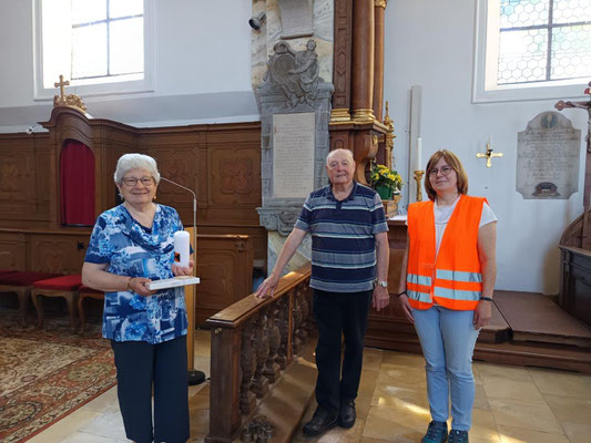 2024 06 22 Kolping Radelfahrt Hainhofer St. Stephanus- Kirche Führung von der Messnerin