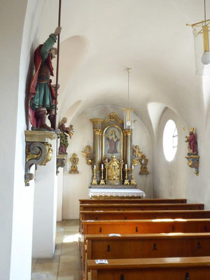 19. September 2020 Kolping Fahrrad- Überraschungs- Fahrt Meitingen St. Anton Kirche Ausgemalt von Karl Radinger