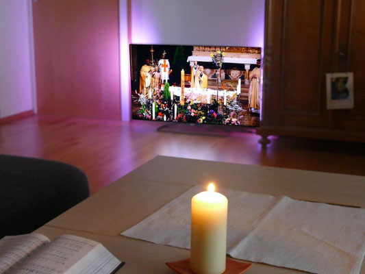 12 April 2020 Ostergottesdienste sind nur über das Fernsehen noch möglich