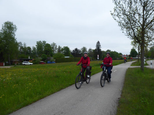 2023 05 13 Kolping Fahrrad Überraschungsfahrt nach Diedorf und Anhausen unterwegs nach Diedorf