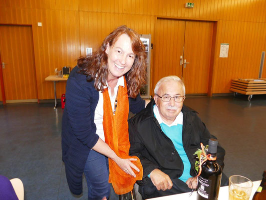 2019 05 05 Kolping Mitgliederversammlung, Ein herzliches Danke der Vorstandschaft an Bernhard Radinger für seine treue hilfe