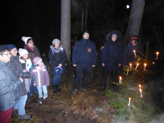 2019 12 27 Kolping Waldweihnacht bei Rettenbergen 