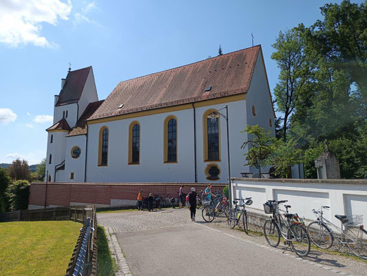 2024 06 22 Kolping Radelfahrt Hainhofer St. Stephanus- Kirche am Berg