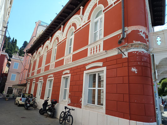04.07.2025 Piran Haus auf dem Rückweg zum Hafen