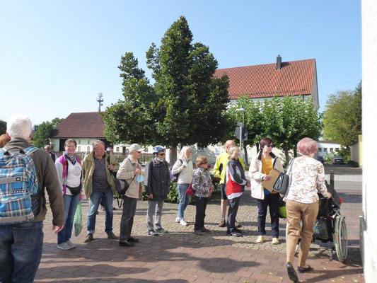 19. September 2020 Kolping Fahrrad- Überraschungs- Fahrt Meitingen St. Anton Kirche Ausgemalt von Karl Radinger