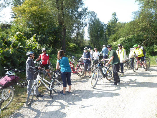 19. September 2020 Kolping Fahrrad- Überraschungs- Fahrt Rückfahrt entlang am Lech