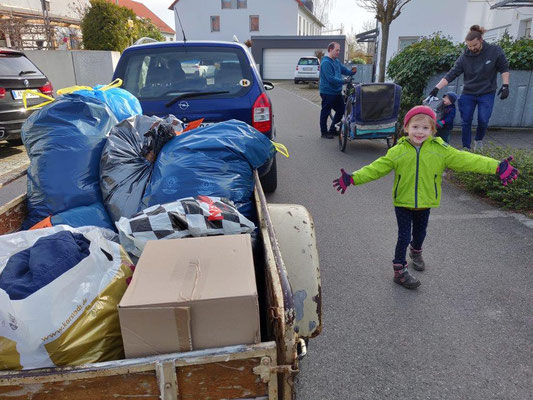 18. März 2023 Kolping Gebrauchtkleidersammlung