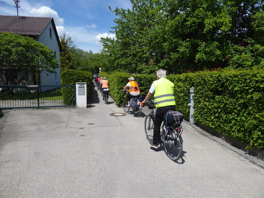 2019 06 01 Kolping Überraschung Radltour. Weiter führt uns die Fahrt nach Anhausen