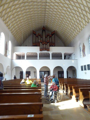 19. September 2020 Kolping Fahrrad- Überraschungs- Fahrt Meitingen St. Anton Kirche Ausgemalt von Karl Radinger