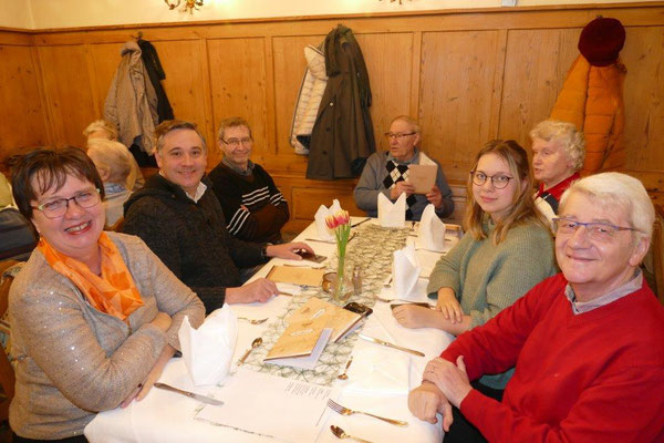 26.01.2024 Geburtstagsjubilarfeier in der Gaststätte Fuchs