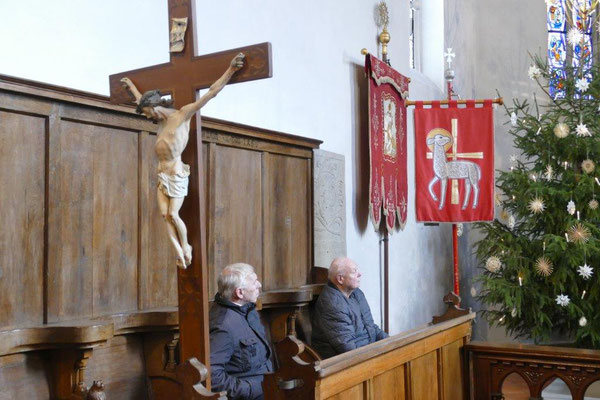 6.Jan 2023 Krippenfahrt nach Oberstadion Kirchenführung in St. Martinus 