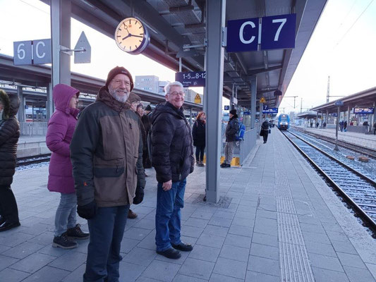 2026 01 06 Kolping Krippenfahrt nach Günzburg. Am Augsburger HBF