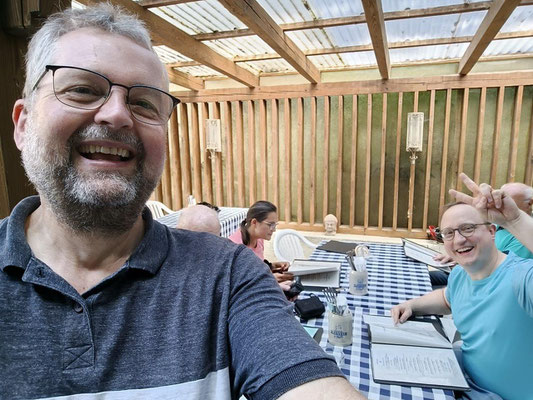 2024 06 22 Kolping Radelfahrt Anhausen Mittagessen im Gastof Traube