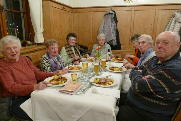 26.01.2024 Geburtstagsjubilarfeier in der Gaststätte Fuchs